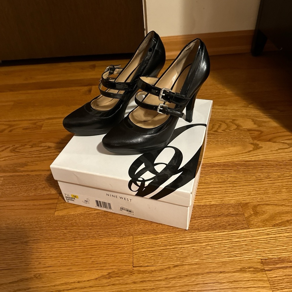 Double strap Mary Jane heels
